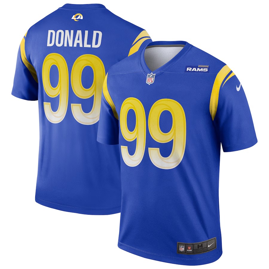 Men's Los Angeles Rams Aaron Donald Nike Royal Legend Jersey - Puhuasuan