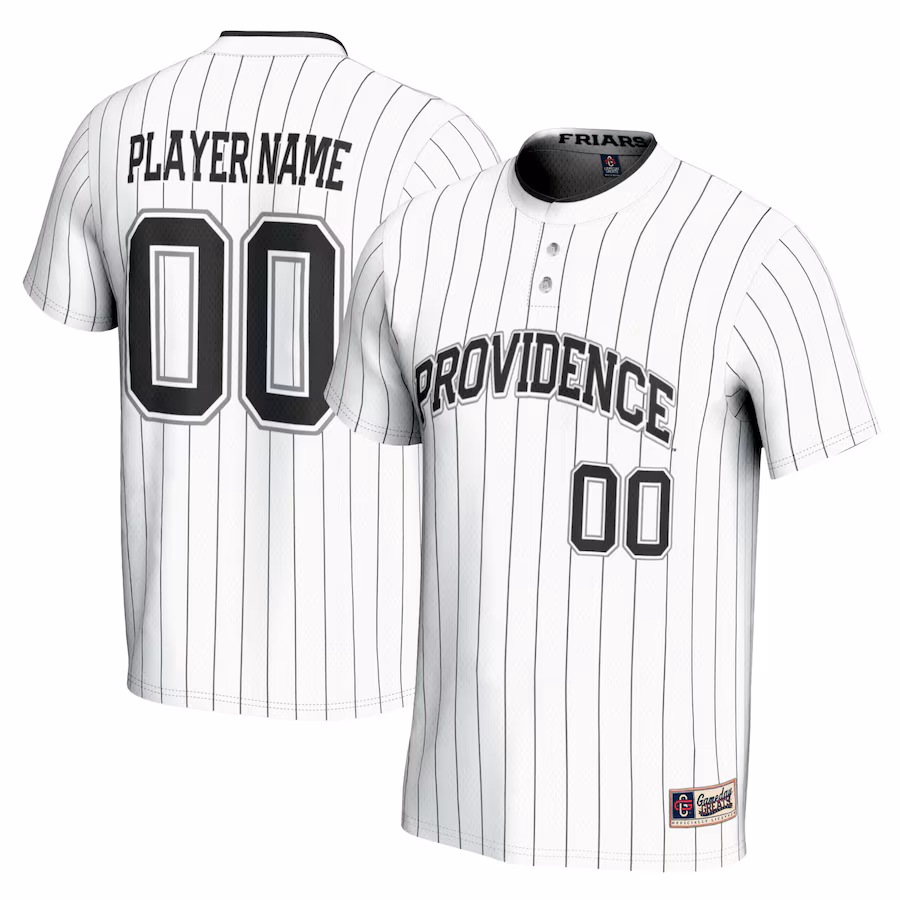 Providence Friars GameDay Greats Unisex NIL Pick-A-Player Softball Lightweight Jersey - White - Puhuasuan
