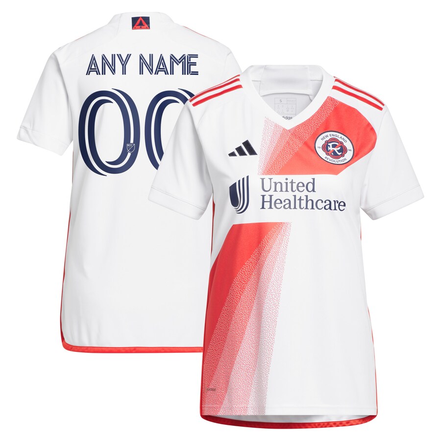 Women's New England Revolution adidas White 2023 Defiance Replica Custom Jersey - Puhuasuan