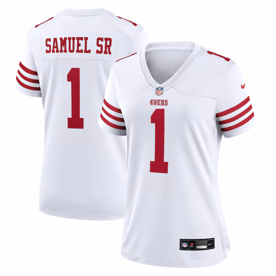 Women's San Francisco 49ers Deebo Samuel Sr Nike White Game Jersey - Puhuasuan