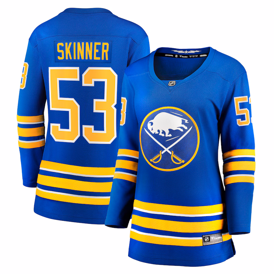 Women's Buffalo Sabres Jeff Skinner Fanatics Royal Home Breakaway Jersey - Puhuasuan
