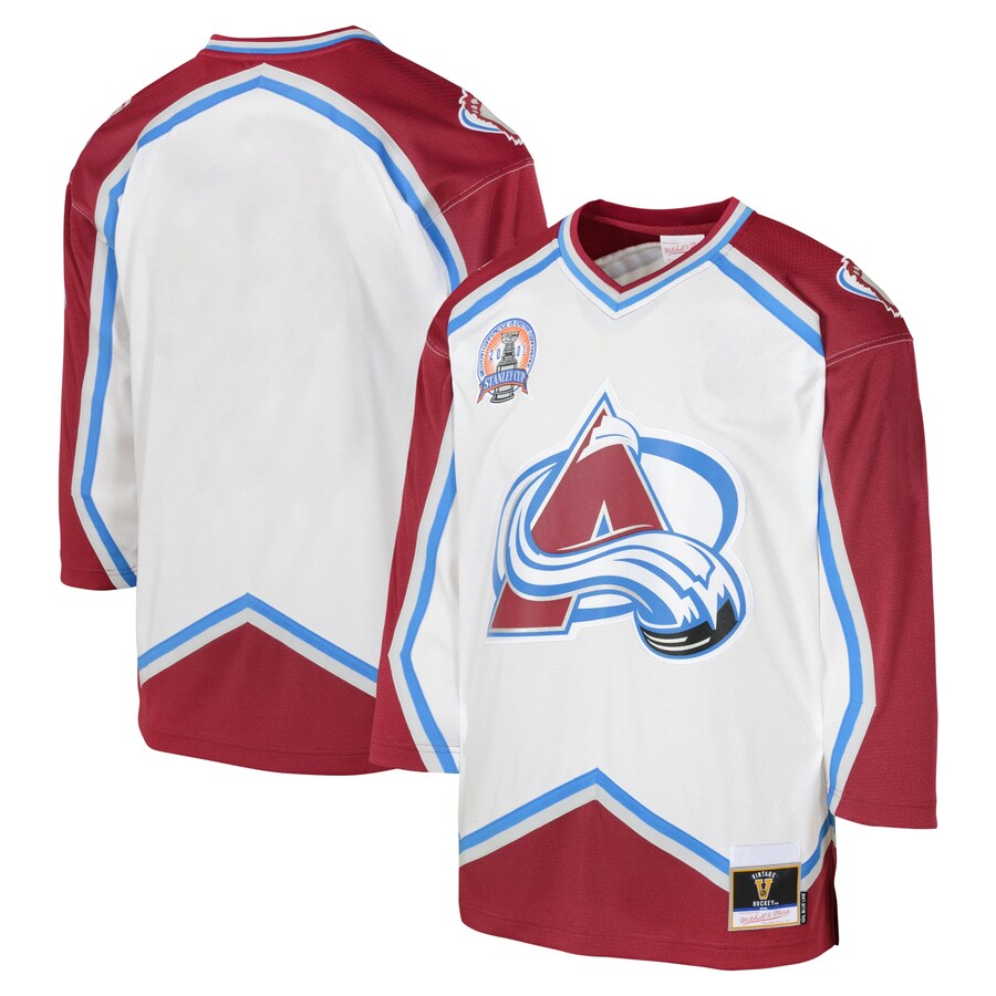 Youth Colorado Avalanche  Mitchell & Ness Blue 2000 Blue Line Player Jersey - Puhuasuan