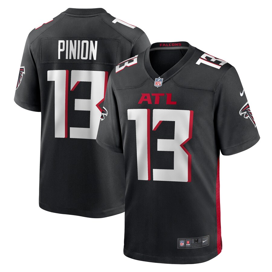 Men's Atlanta Falcons Bradley Pinion Nike Black Game Player Jersey - Puhuasuan