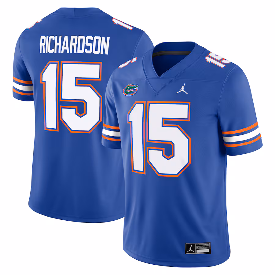 Men's Jordan Brand Anthony Richardson Royal Florida Gators Alumni Player Game Jersey - Puhuasuan