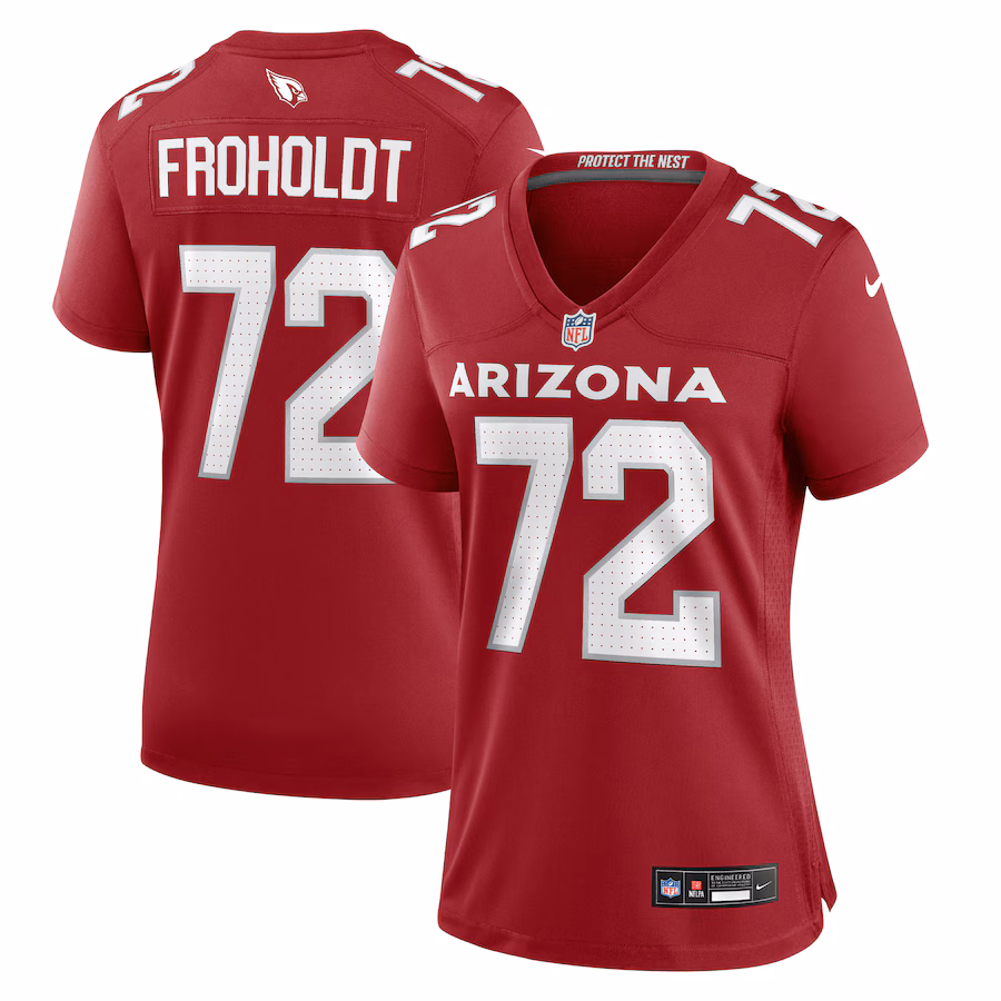 Women's Arizona Cardinals Hjalte Froholdt Nike Cardinal Nike Women's All Player Jersey - Puhuasuan