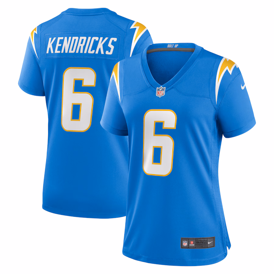 Women's Los Angeles Chargers Eric Kendricks Nike Powder Blue Game Player Jersey - Puhuasuan