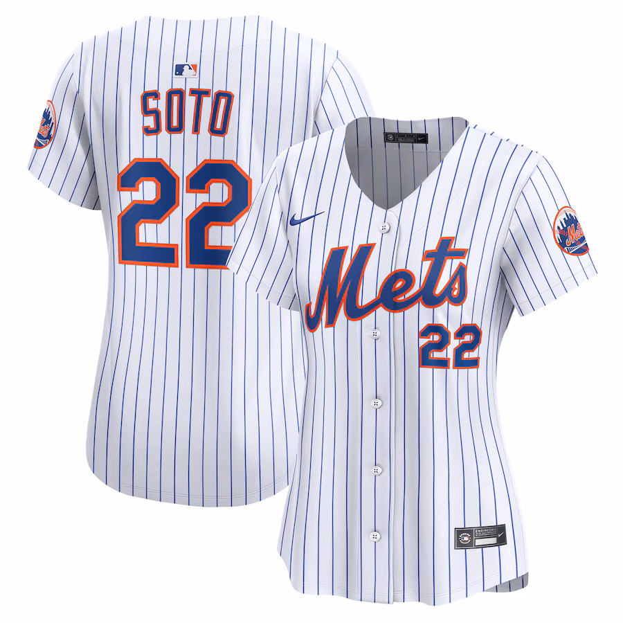 Women's New York Mets Juan Soto Nike White Home Limited Player Jersey - Puhuasuan
