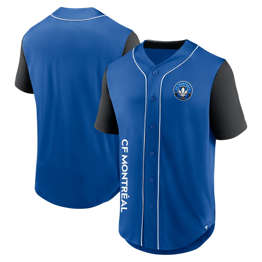 Men's CF Montreal Fanatics Royal Balance Fashion Baseball Jersey - Puhuasuan
