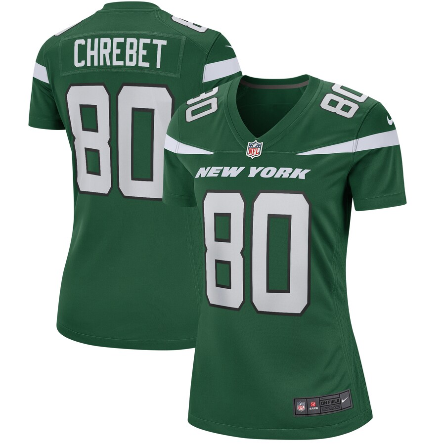 Women's New York Jets Wayne Chrebet Nike Gotham Green Game Retired Player Jersey - Puhuasuan