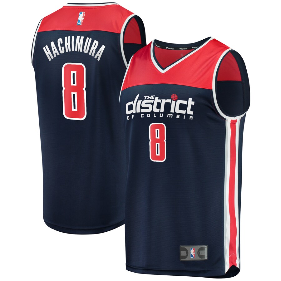 Youth Washington Wizards Rui Hachimura Fanatics Navy Fast Break Replica Player Team Jersey - Statement Edition - Puhuasuan