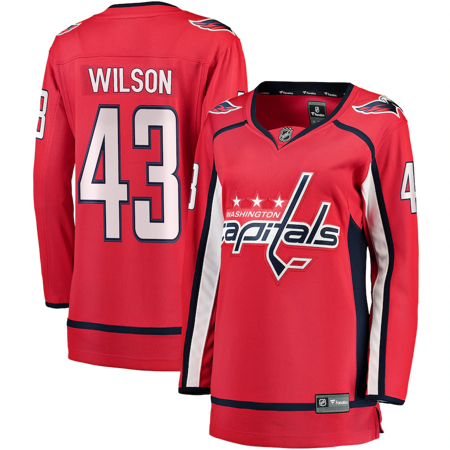 Women's Washington Capitals Tom Wilson Fanatics Red Home Premier Breakaway Player Jersey - Puhuasuan
