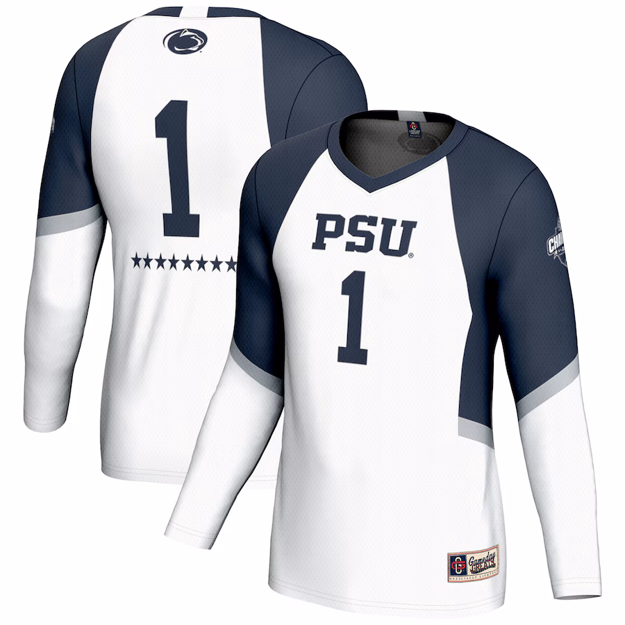 Youth GameDay Greats White Penn State Nittany Lions 2024 NCAA Women's Volleyball National Champions Lightweight Fashion Jersey - Puhuasuan