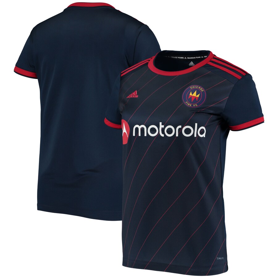 Women's Chicago Fire adidas Navy 2020 Replica Primary Jersey - Puhuasuan