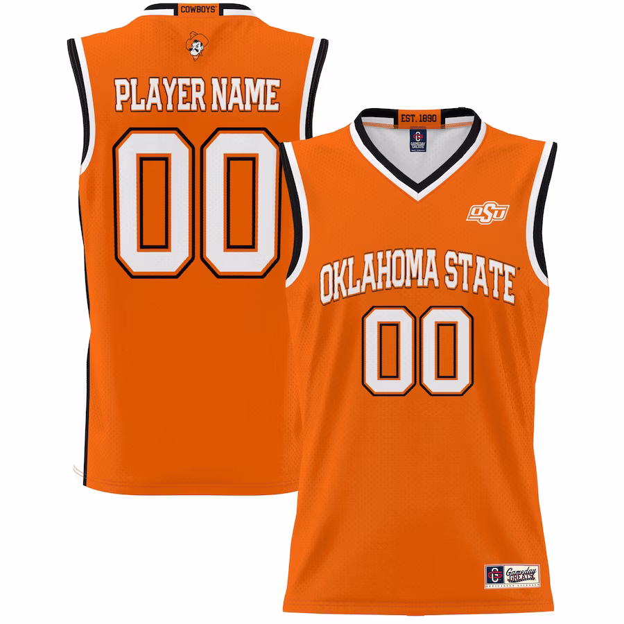 Oklahoma State Cowboys GameDay Greats Youth NIL Pick-A-Player Lightweight Basketball Jersey - Orange - Puhuasuan