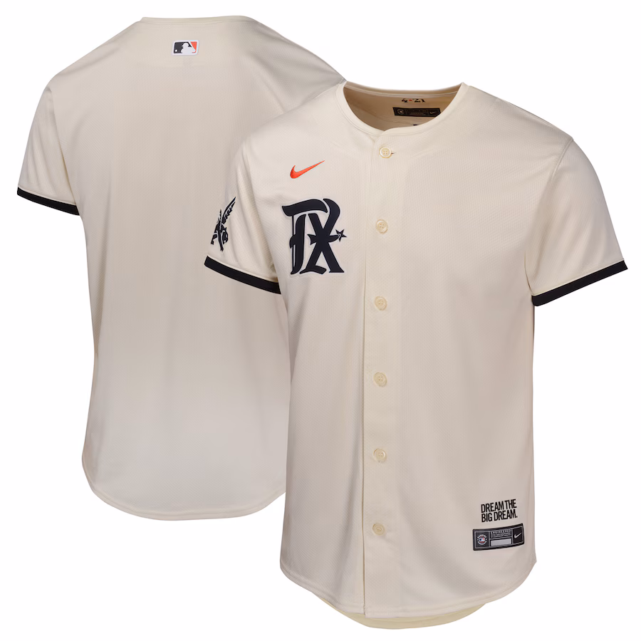 Youth Texas Rangers  Nike Natural City Connect Limited Jersey - Puhuasuan