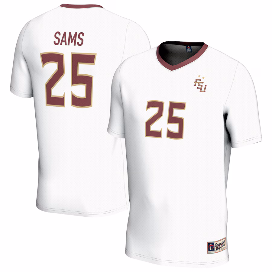 Unisex GameDay Greats Emily Sams White Florida State Seminoles Soccer Fashion Jersey - Puhuasuan