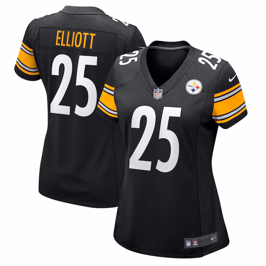 Women's Pittsburgh Steelers DeShon Elliott Nike Black Game Jersey - Puhuasuan