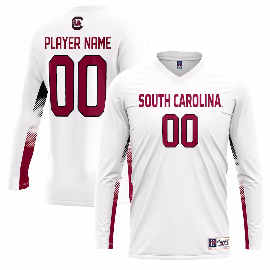 South Carolina Gamecocks GameDay Greats Unisex NIL Lightweight Volleyball Jersey - White - Puhuasuan