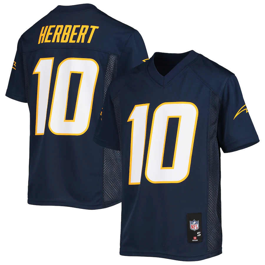 Youth Los Angeles Chargers Justin Herbert Navy Replica Player Jersey - Puhuasuan