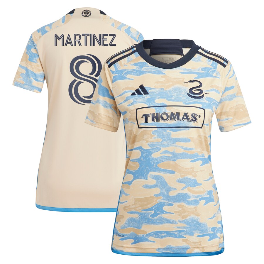 Women's Philadelphia Union Jose Martinez adidas Tan 2023 For Philly Replica Jersey - Puhuasuan