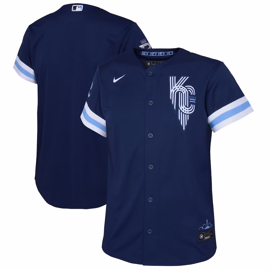 Toddler Kansas City Royals Nike Navy City Connect Replica Jersey - Puhuasuan