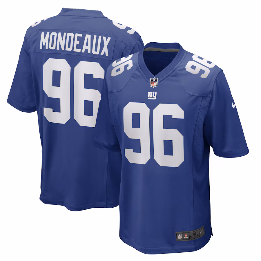 Men's New York Giants Henry Mondeaux Nike Royal Game Player Jersey - Puhuasuan