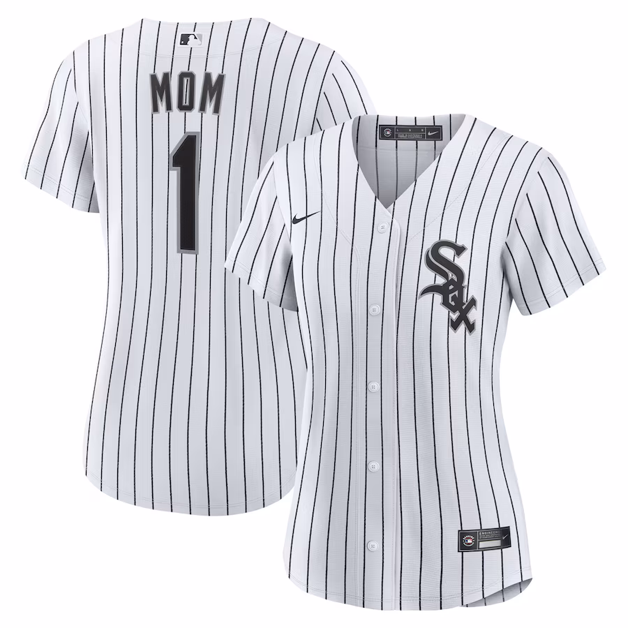 Women's Chicago White Sox Nike White #1 Mom Home Replica Jersey - Puhuasuan