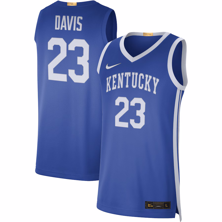 Anthony Davis Kentucky Wildcats Nike Limited Basketball Jersey - Royal - Puhuasuan