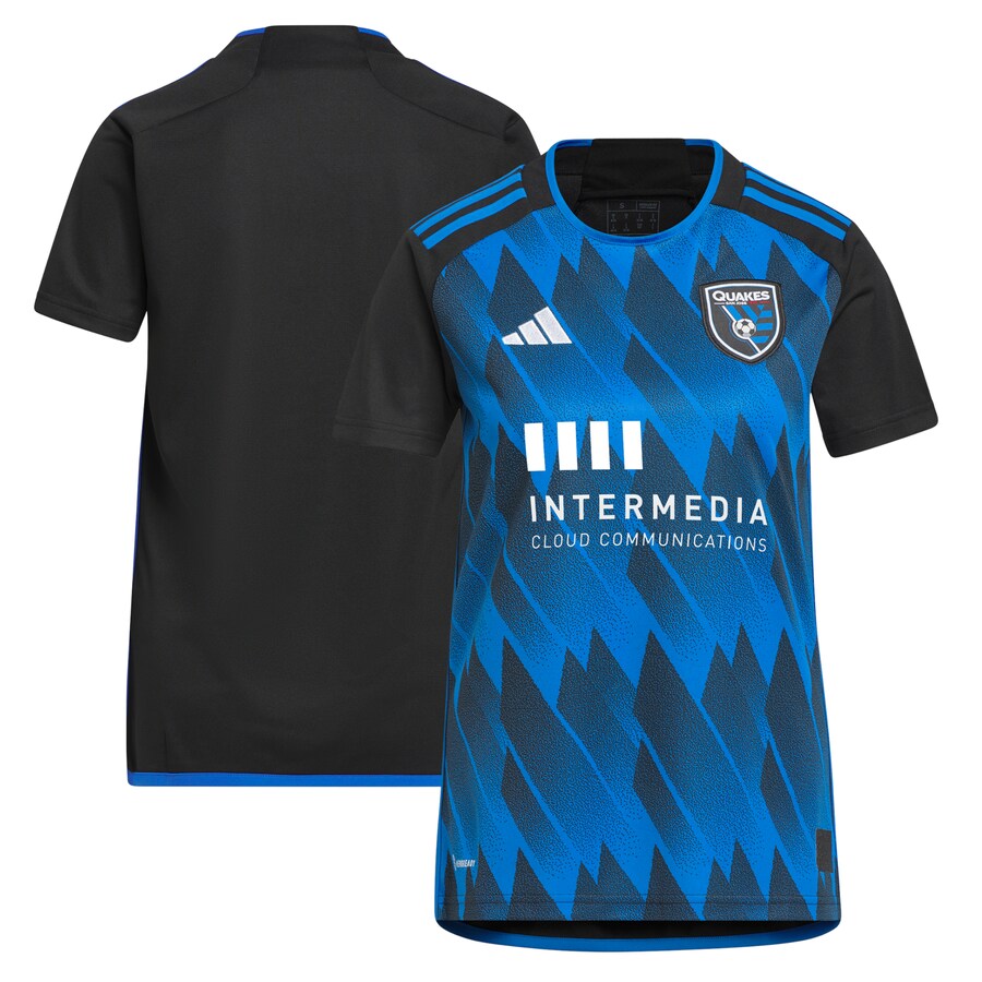 Women's San Jose Earthquakes adidas Blue 2023 Active Fault Jersey Replica Jersey - Puhuasuan