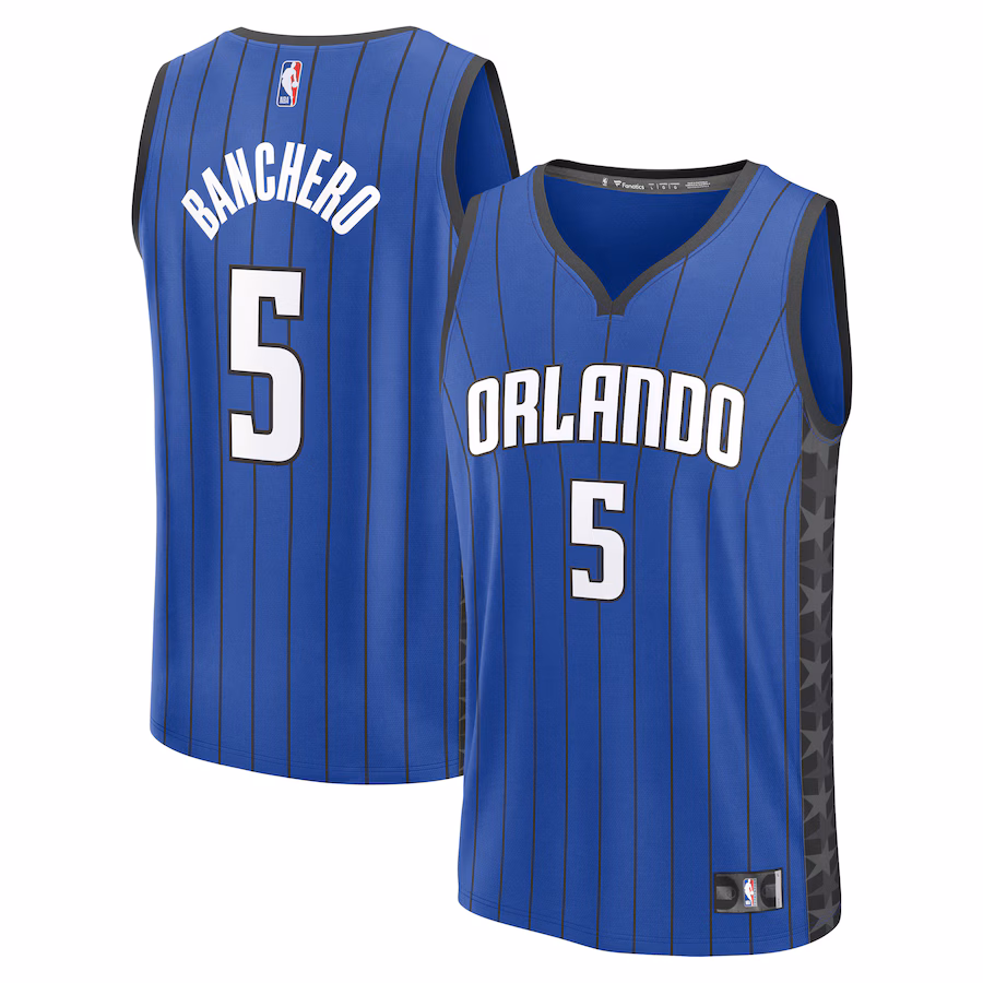Youth Orlando Magic Paolo Banchero Fanatics Blue Fast Break Replica Player Jersey - Statement Edition - Puhuasuan