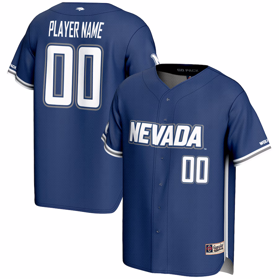 Nevada Wolf Pack GameDay Greats Youth NIL Pick-A-Player Lightweight Baseball Jersey - Navy - Puhuasuan