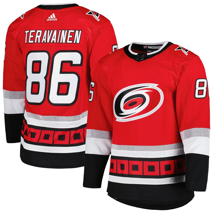Men's Carolina Hurricanes Teuvo Teravainen adidas Red  Primegreen Authentic Pro Player Jersey - Puhuasuan