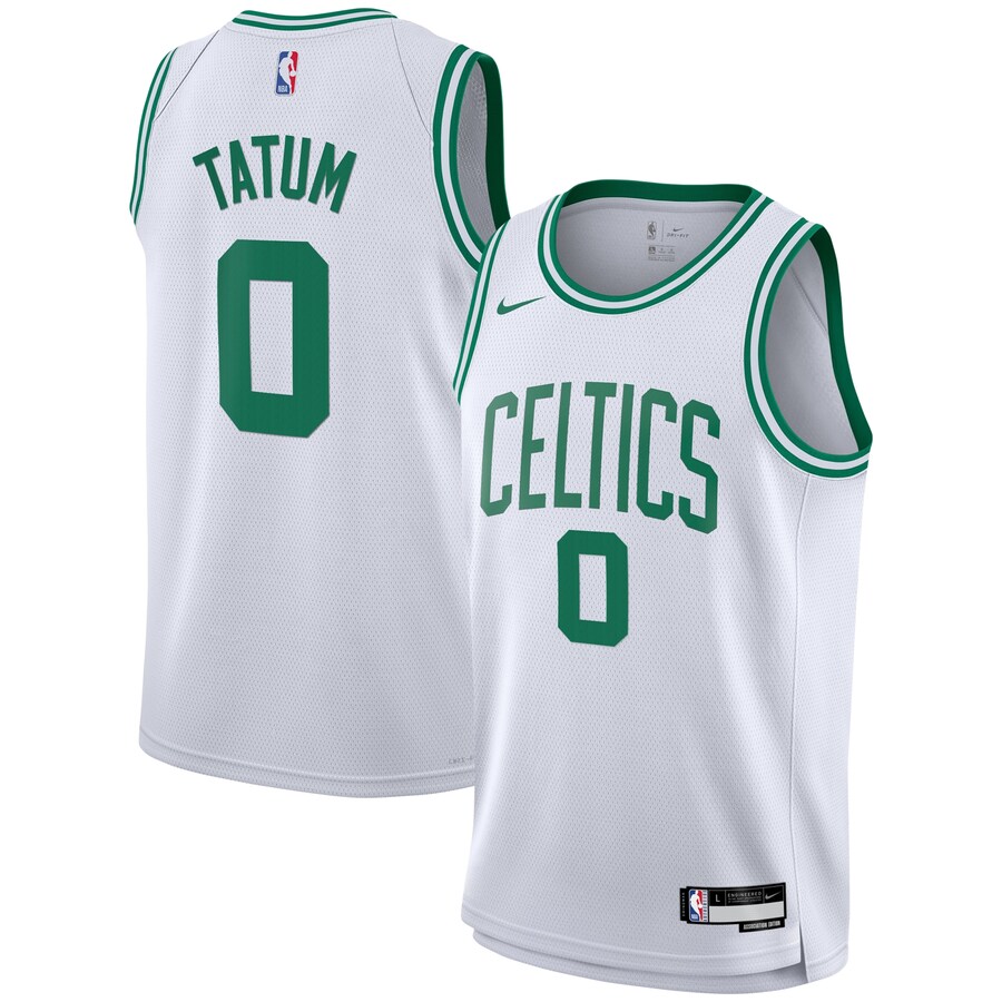 Youth Boston Celtics Jayson Tatum Nike White Swingman Jersey - Association Edition - Puhuasuan