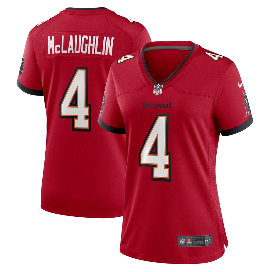 Women's Tampa Bay Buccaneers Chase McLaughlin Nike Red Game Player Jersey - Puhuasuan