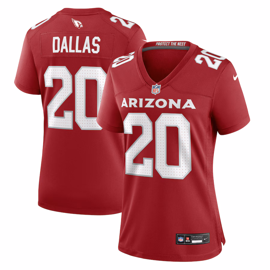Women's Arizona Cardinals DeeJay Dallas Nike Cardinal Game Jersey - Puhuasuan