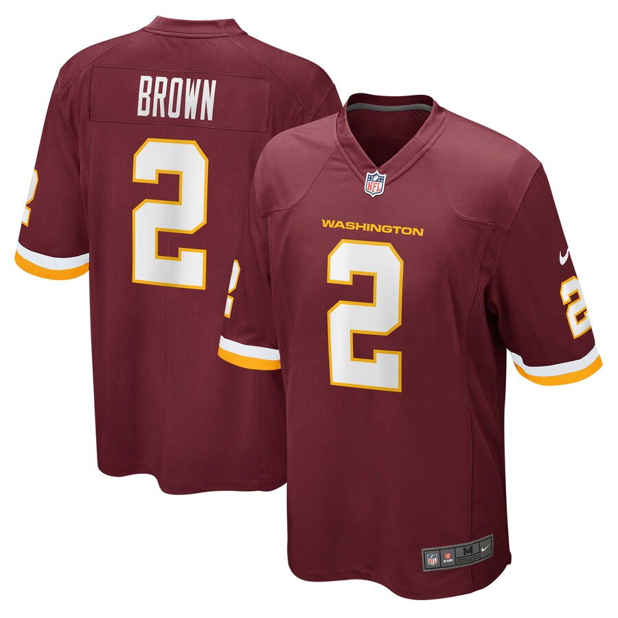 Men's Washington Football Team Dyami Brown Nike Burgundy Game Jersey - Puhuasuan
