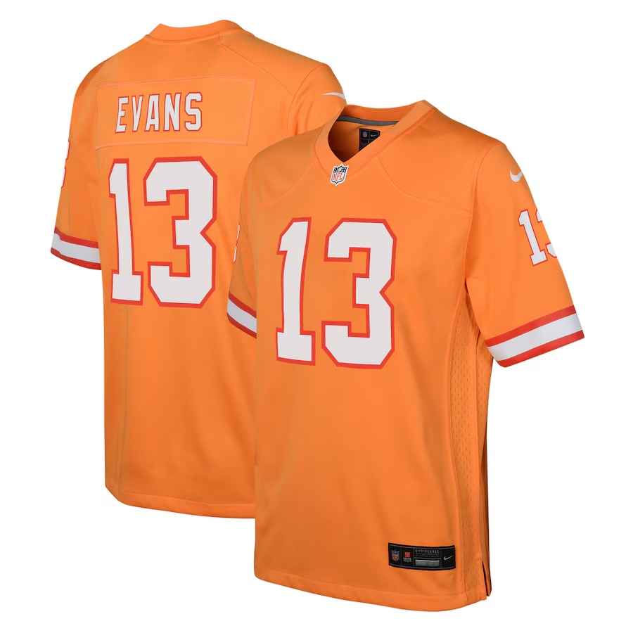 Youth Tampa Bay Buccaneers Mike Evans Nike Orange Game Jersey - Puhuasuan
