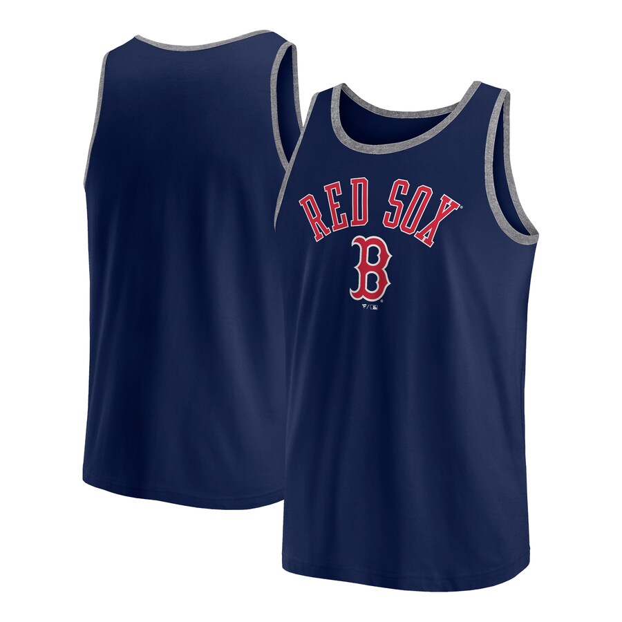 Men's Boston Red Sox Fanatics Navy Bet Tank Top - Puhuasuan