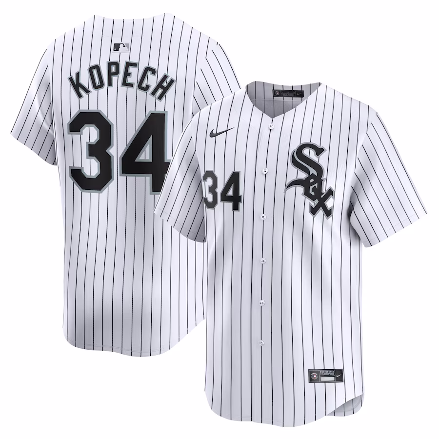 Men's Chicago White Sox Michael Kopech Nike White Home Limited Player Jersey - Puhuasuan
