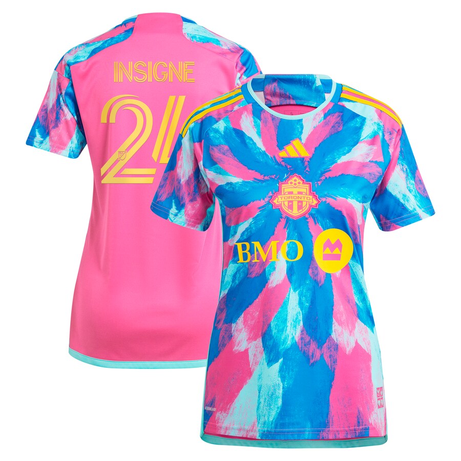 Women's Toronto FC Lorenzo Insigne adidas Pink 2023 The Energy Kit Replica Player Jersey - Puhuasuan