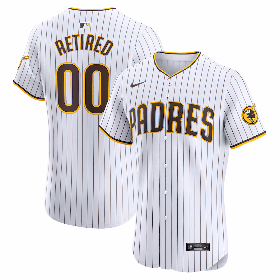 Men's San Diego Padres Nike White Home Elite Pick-A-Player Retired Roster Jersey - Puhuasuan