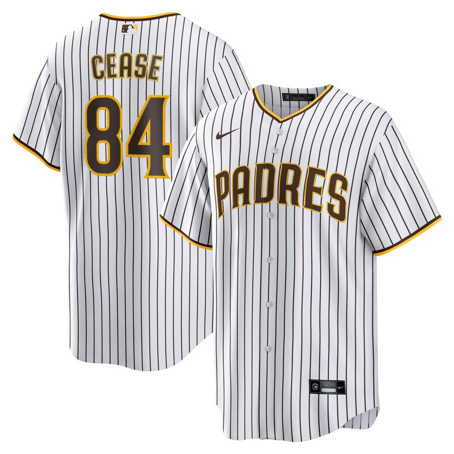 Men's San Diego Padres Dylan Cease Nike White Home Replica Jersey - Puhuasuan