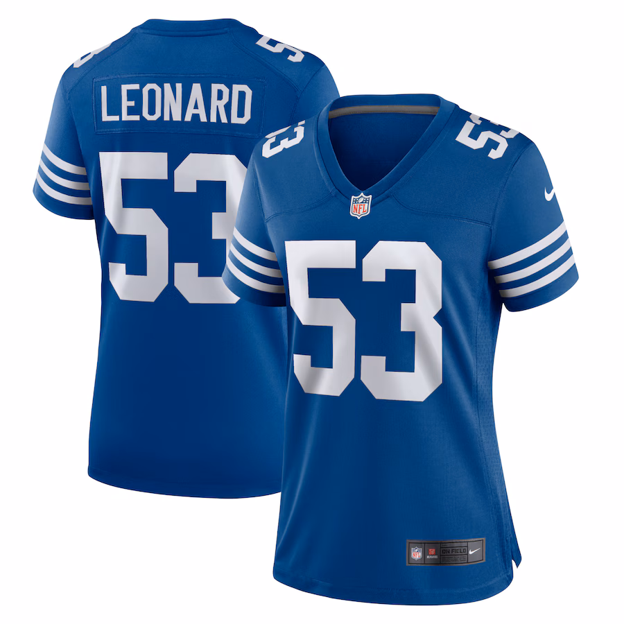 Women's Indianapolis Colts Shaquille Leonard Nike Royal Alternate Game Jersey - Puhuasuan