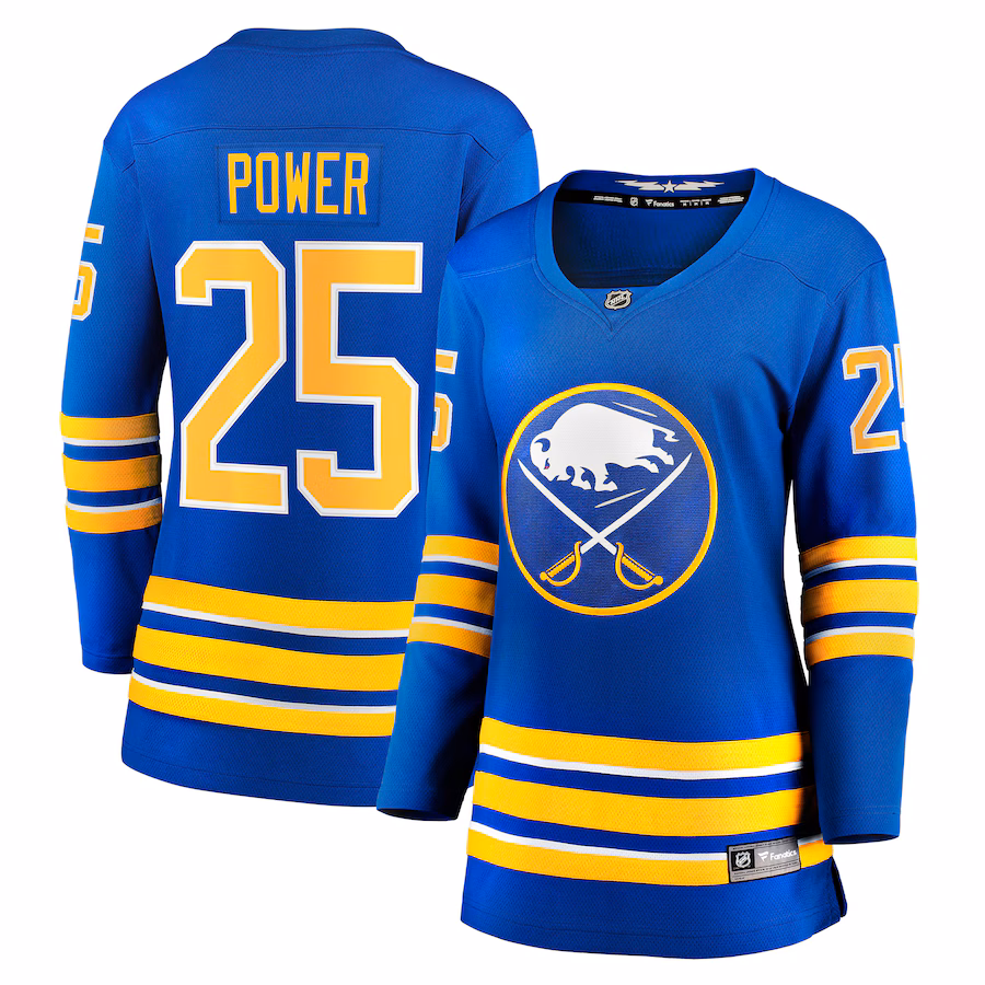 Women's Buffalo Sabres Owen Power Fanatics Royal Home Breakaway Player Jersey - Puhuasuan