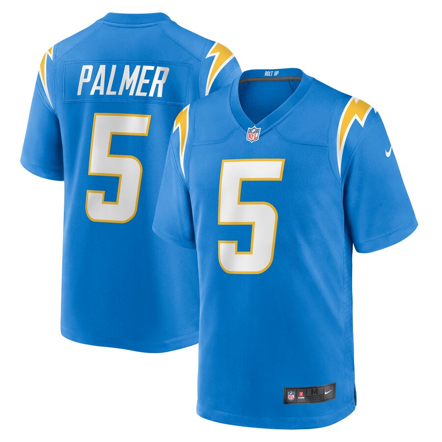 Men's Los Angeles Chargers Joshua Palmer Nike Powder Blue Game Player Jersey - Puhuasuan