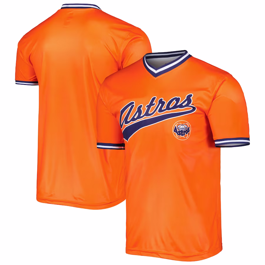 Men's Houston Astros Stitches Orange Cooperstown Collection Team Jersey - Puhuasuan