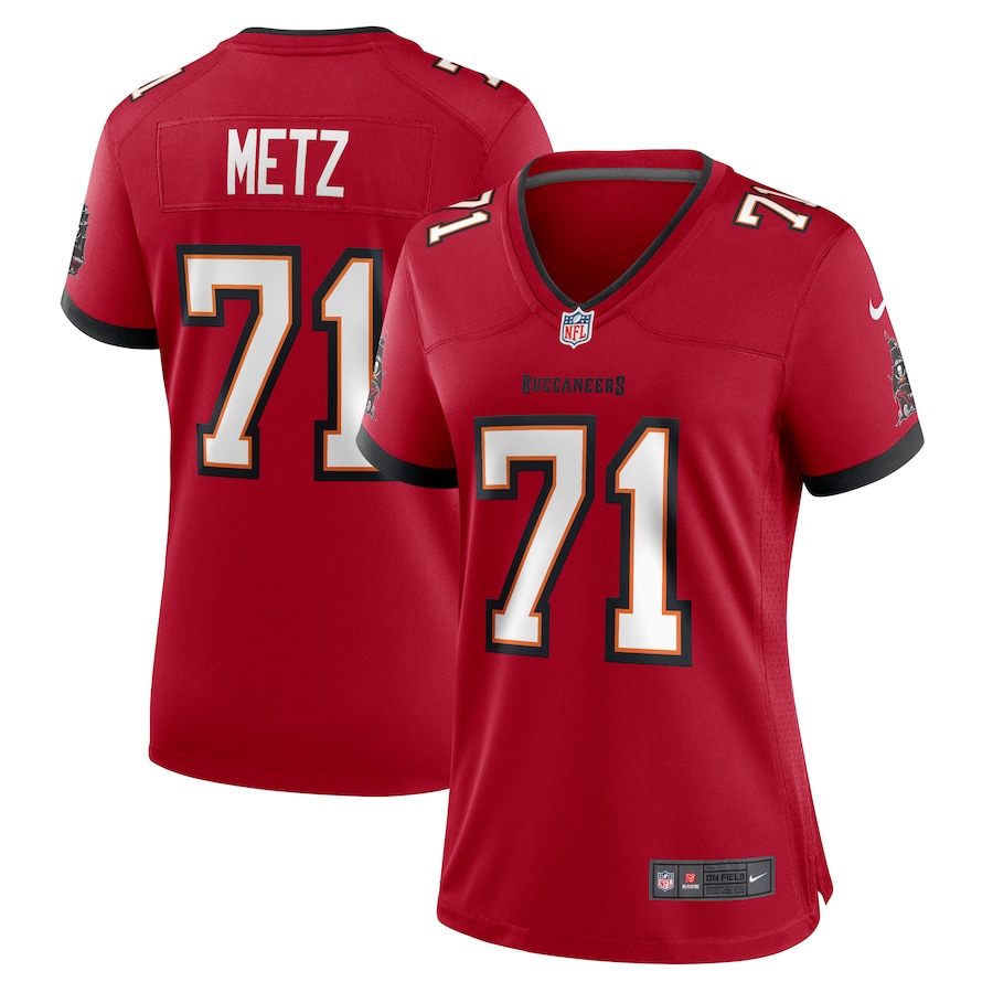 Women's Tampa Bay Buccaneers Lorenz Metz Nike  Red  Game Jersey - Puhuasuan
