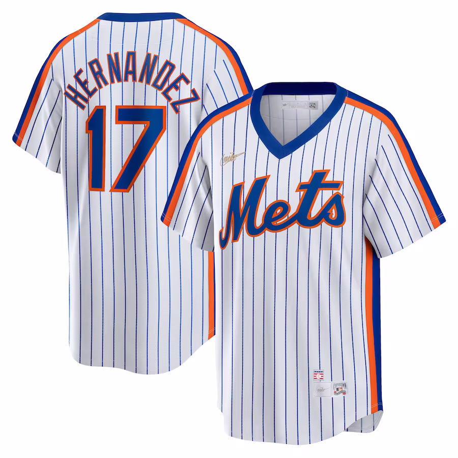Men's New York Mets Keith Hernandez Nike White Home Cooperstown Collection Player Jersey - Puhuasuan