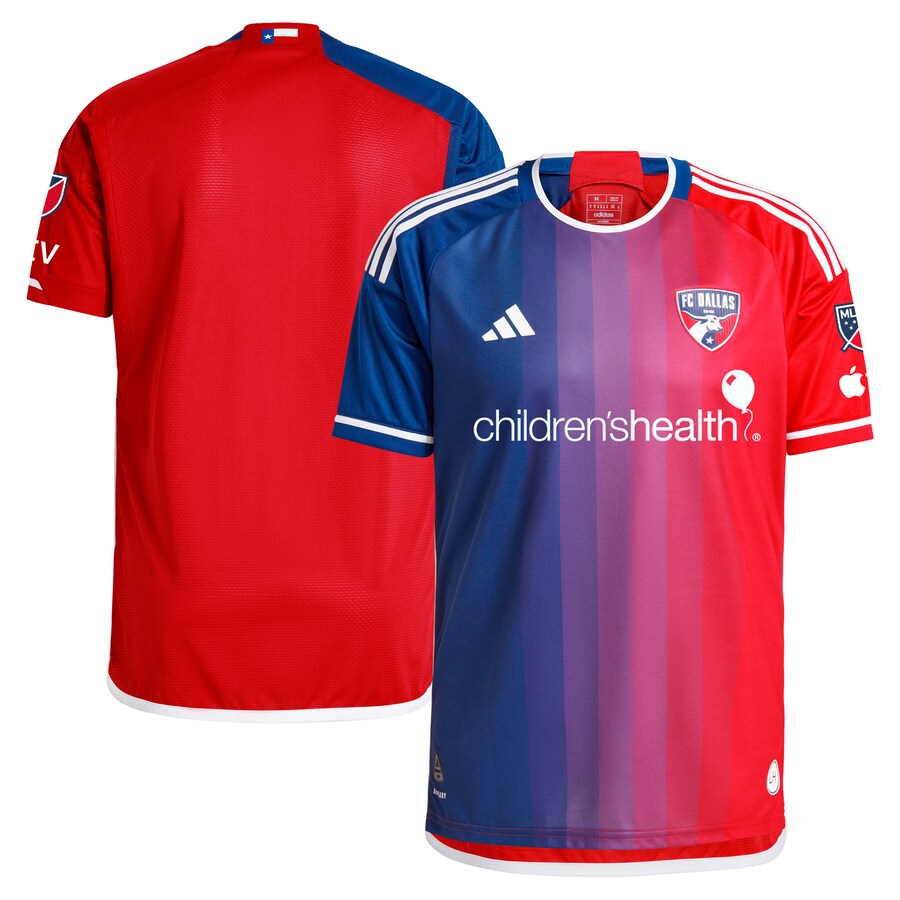 Men's FC Dallas  adidas Navy 2024 After Burner Authentic Jersey - Puhuasuan