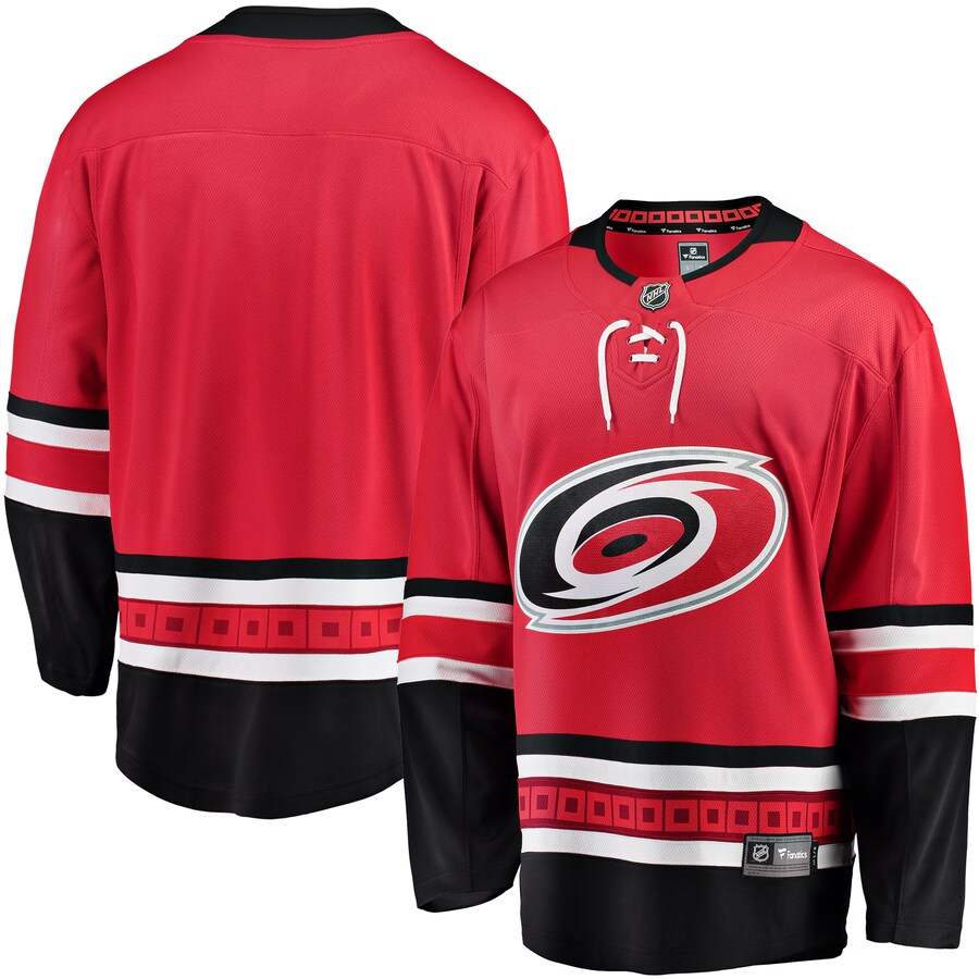 Men's Carolina Hurricanes Fanatics Branded Red Breakaway Alternate Jersey - Puhuasuan